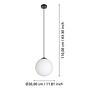 Pendant lamp Rondo 3 White 2
