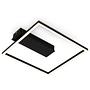 1-Flammig LED-Deckenleuchte Figa Aluminium Schwarz 1