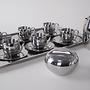 Kaffee- und Tee-Service Silber 9