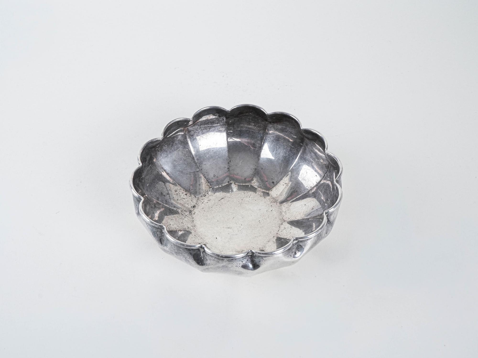 Metallschüssel Silber 3