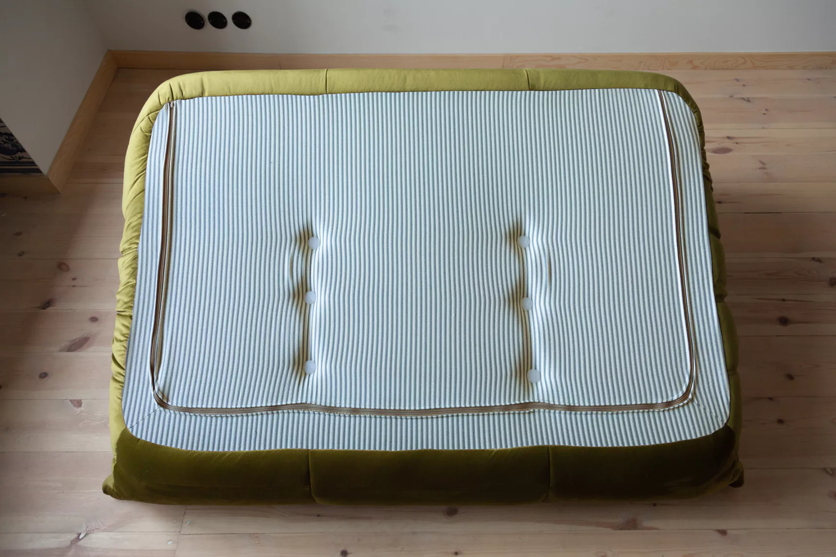 Togo Lounge Set 2 pz. velluto verde oliva 8