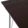 District Grey Metall und Elmholz Tisch
 5