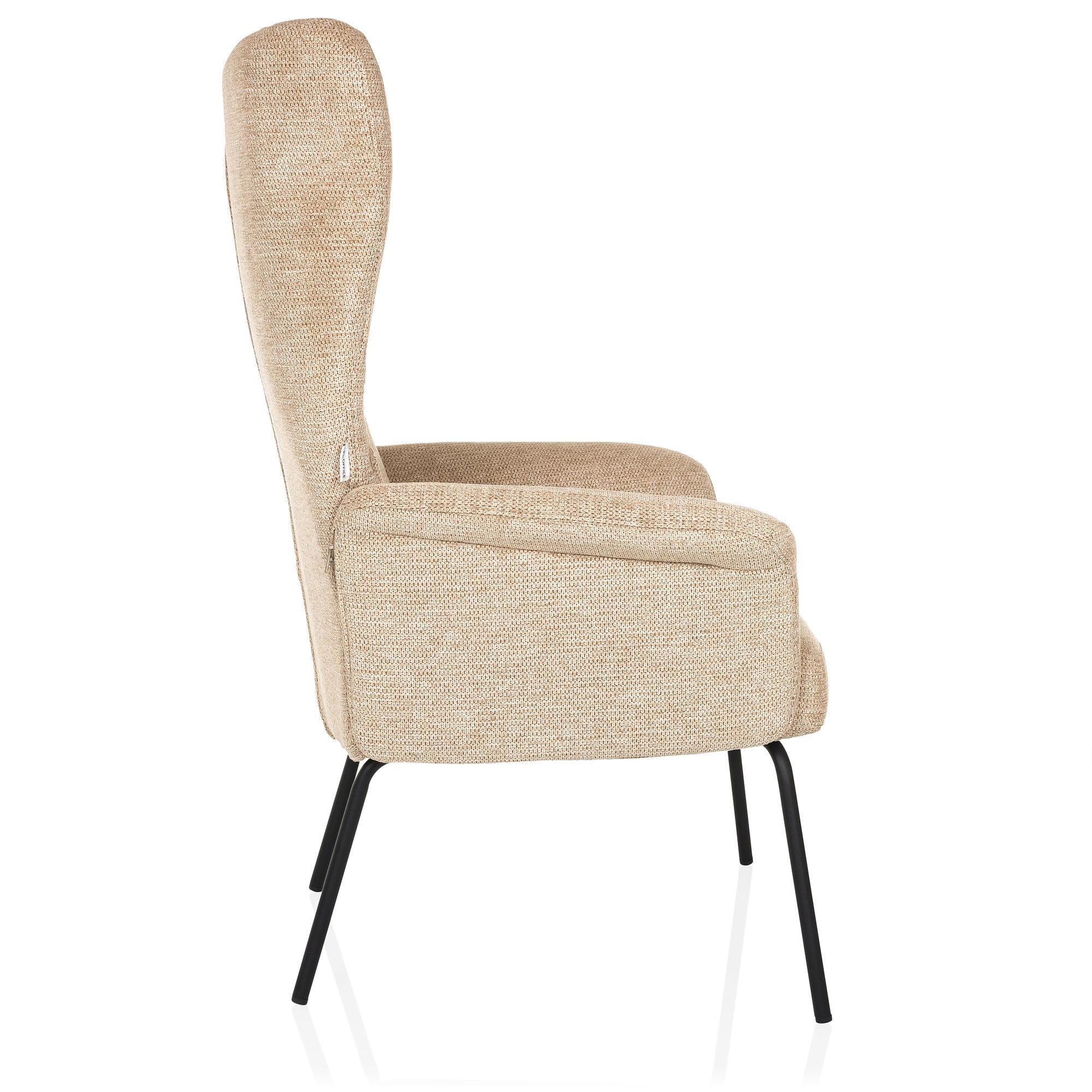 HAVENIO Armchair Fabric Beige 7