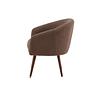 Wanda Einzelsitzsofa Walnuss Lammwolle Braun 3