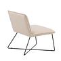 X-Lounge Einzelsofa Samt Beige 8