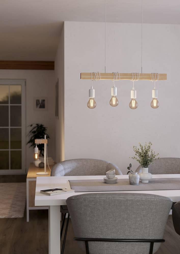 4-Flammig Townshend Pendelleuchte Stahl 2