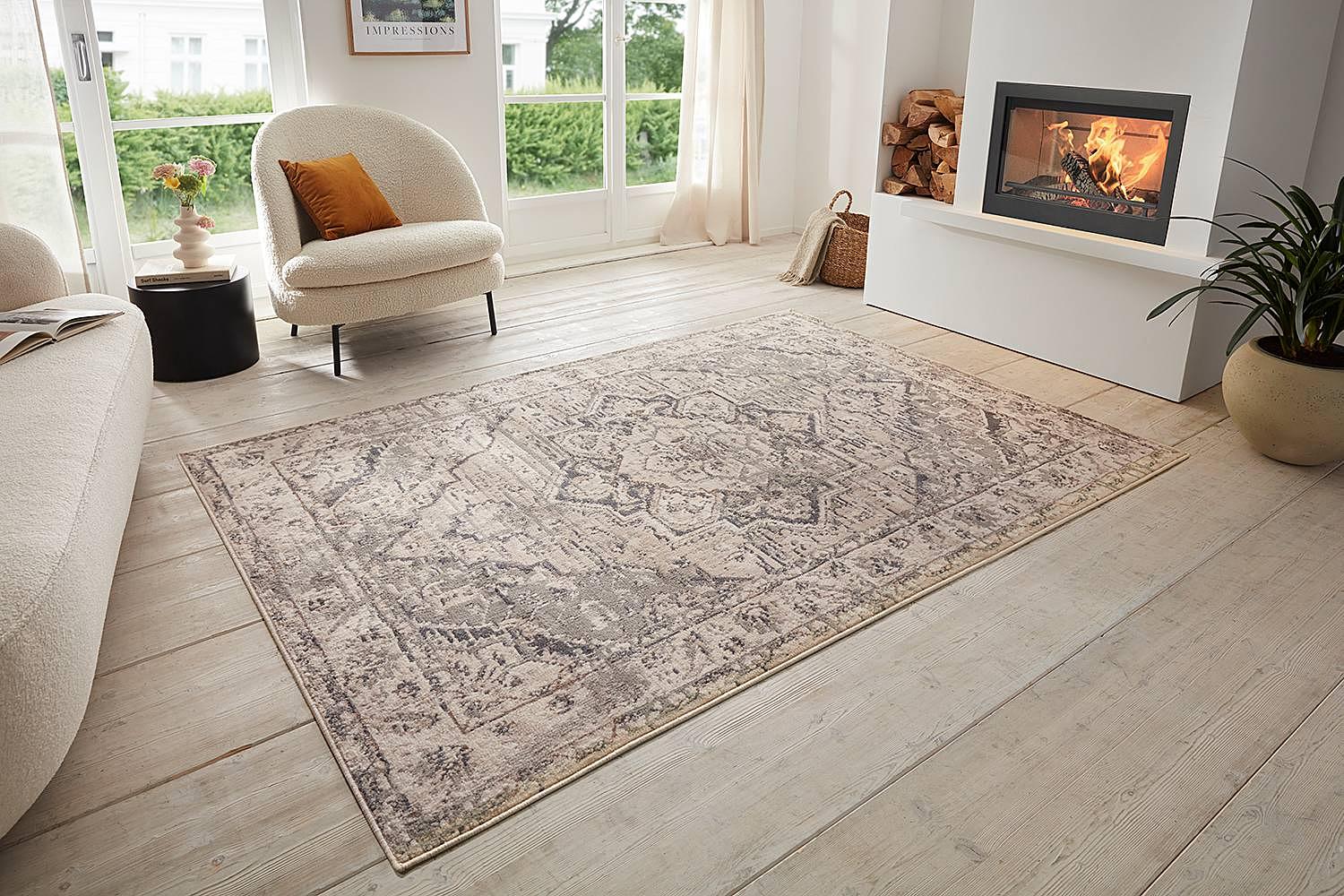 Sand Short-pile rug Beige 80 x 120 cm 0