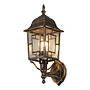 Wall lamp Volturno TypeA cast aluminum rust brown 0
