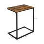 Side table metal brown black 1