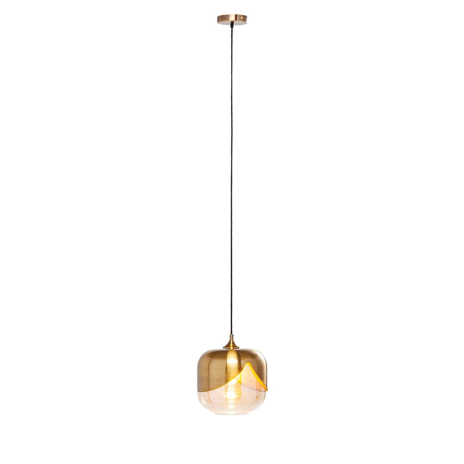Pendelleuchte Golden Goblet 1-Flammig Glas Stahl  1