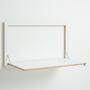 Fläpps Secretary Wood White 100 x 60 cm 3