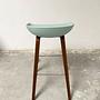 AAS32 Bar stool Walnut Pastel Green 4