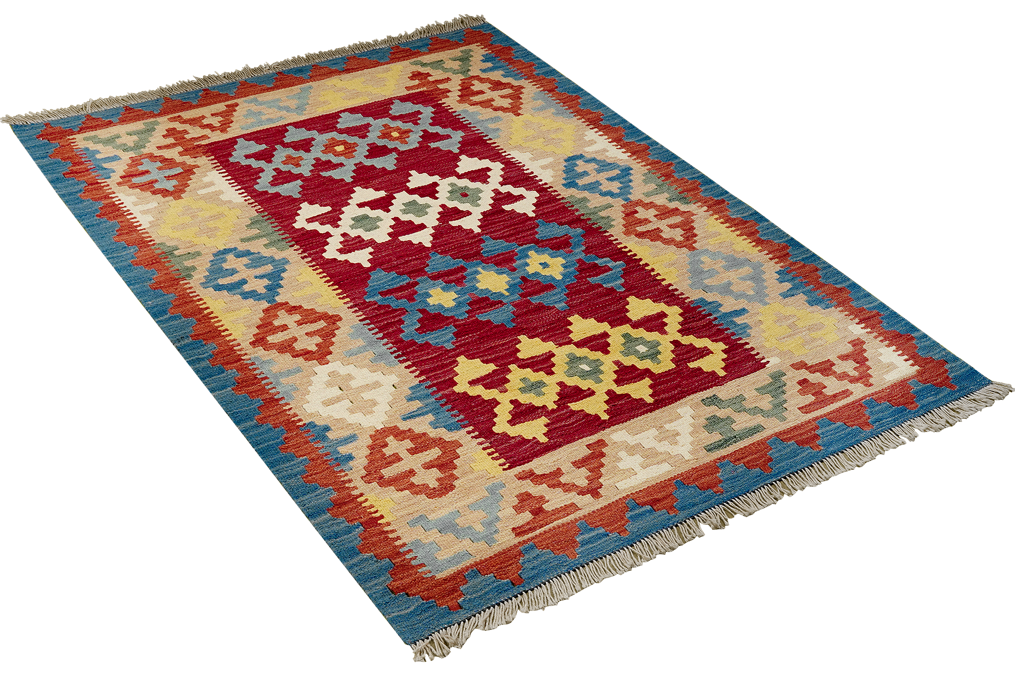 Kilim Gashgai Teppich Mehrfarbig 2