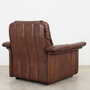 Armchair Leather Brown 1970s 8