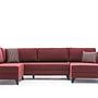 Efsun Schlafsofa 4-Sitzer Rot 8