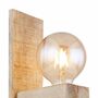 Wandleuchte 1-flammig Holz Natur Braun 4