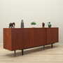 Vintage Sideboard Teakholz Braun 1970er Jahre 5