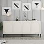 Lyon 79 Console Wood veneer Cream Black 1