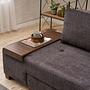 Perenna Sofa 3-Sitzer Chenille Anthrazit 3