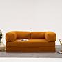 Comfort Schlafsofa 2-Sitzer Orange 0