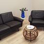 Armchair Leather Brown 1960s 2