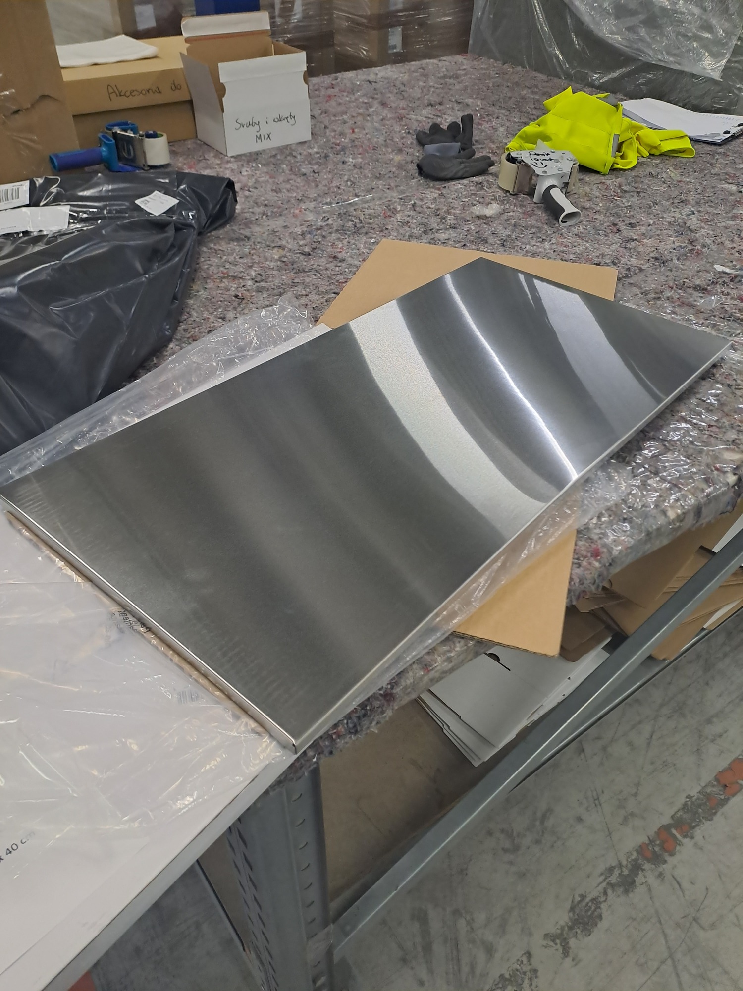 Muro Magnettafel Edelstahl Matt 80 x 40 cm 2