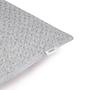 Harp Structure Kissenbezug Polyester Lichtgrau 45 x 45 cm 3