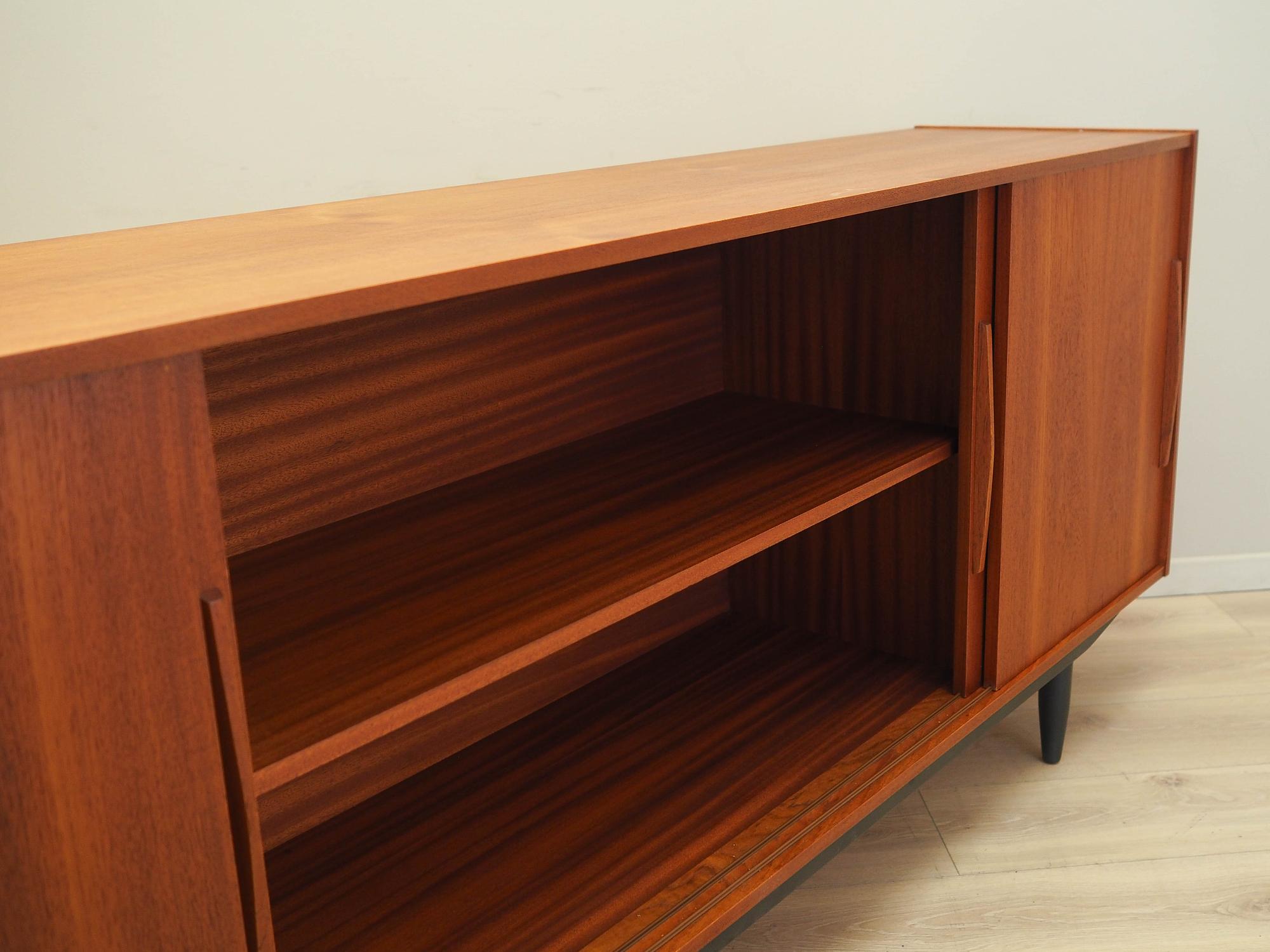 Teak sideboard brown 1970s 11