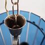Pendant lamp Glass Blue 1970s 7