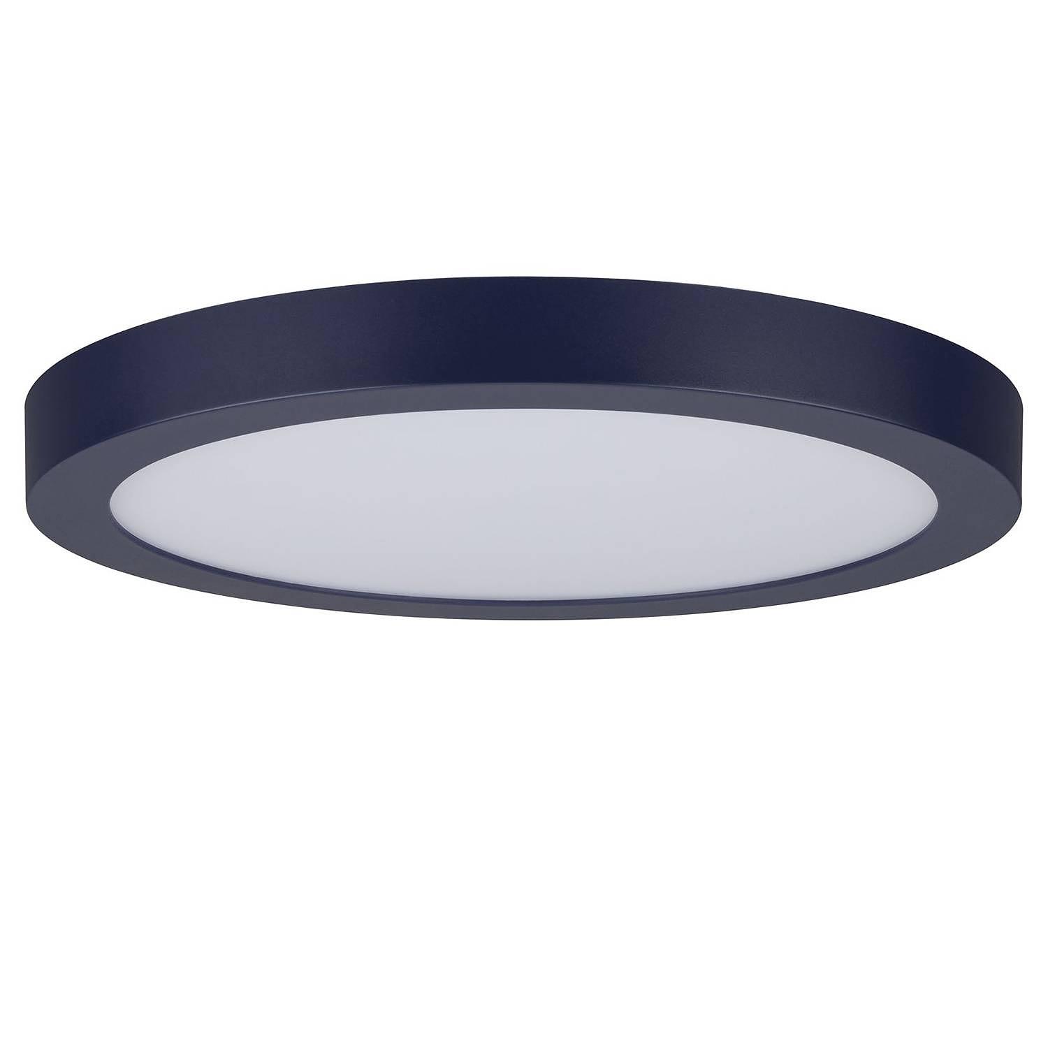 1-Flammig Abia LED Ceiling Light Metal Blue 3