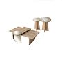 Luna 4 Table Set of 4 Sapphire-Oak 0
