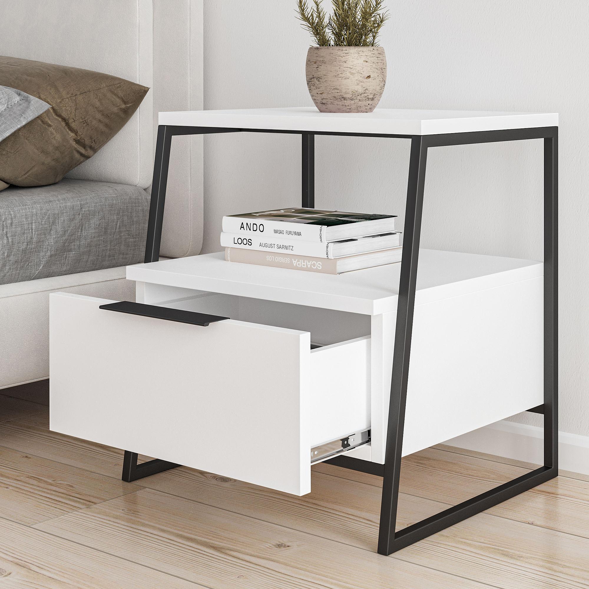 Pal Nightstand White 1