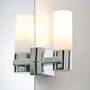 Bathroom light Gemini clear glass / chrome 1-lamp 2