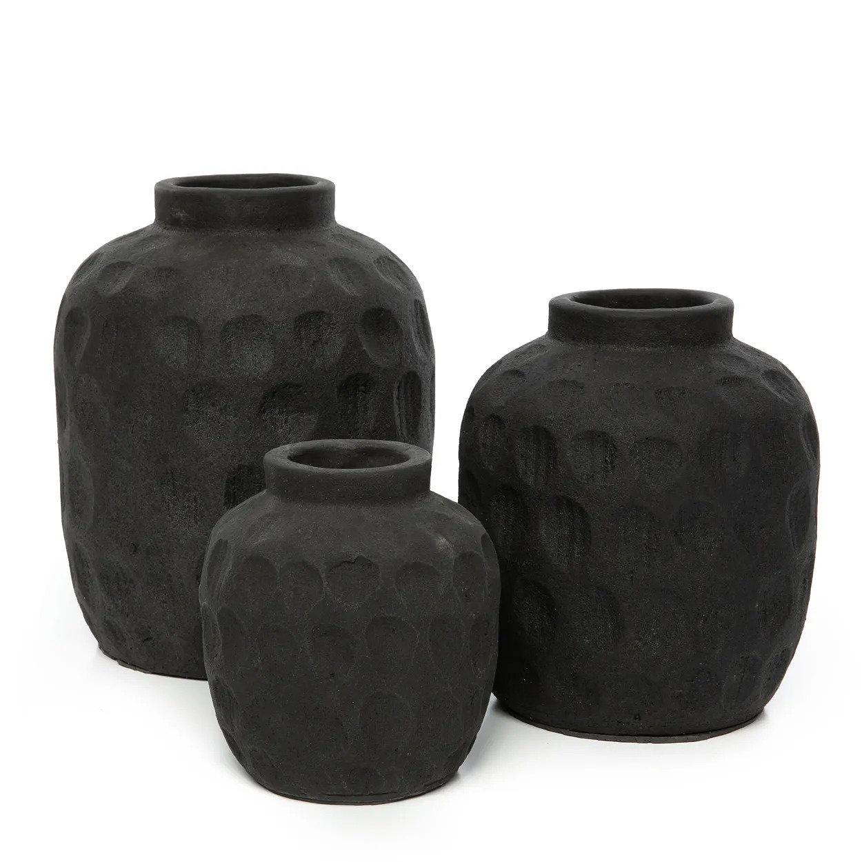 Trendy Vase Schwarz 2