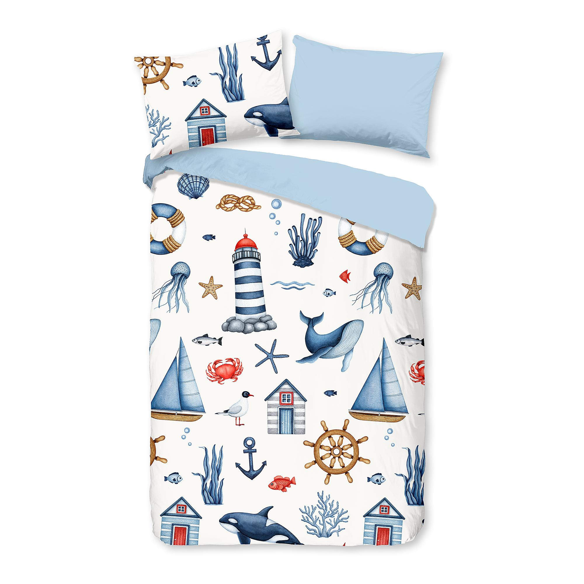 Renforcé-Bettwäsche Mehrfarbig 100x135cm Kissen 60x40cm 0