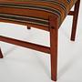 6x Vintage Stuhl Teakholz Textil Braun 1970er Jahre 11
