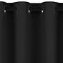 Ösenvorhang Blackout I Polyester Schwarz 140 x 270 cm 4
