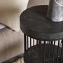 Mephisto Side Table Marble Black Ø35cm 4