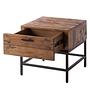 Side table GRASBY Solid Pine Black 3