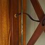 Scissor Wandleuchte Teakholz 1970er Jahre 6