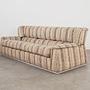 Saporiti Sofa 3-seater Fabric Beige Wood 1960s 11