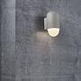 Outdoor Wandleuchte Heka Aluminium / Glas 1-flammig Beige 2
