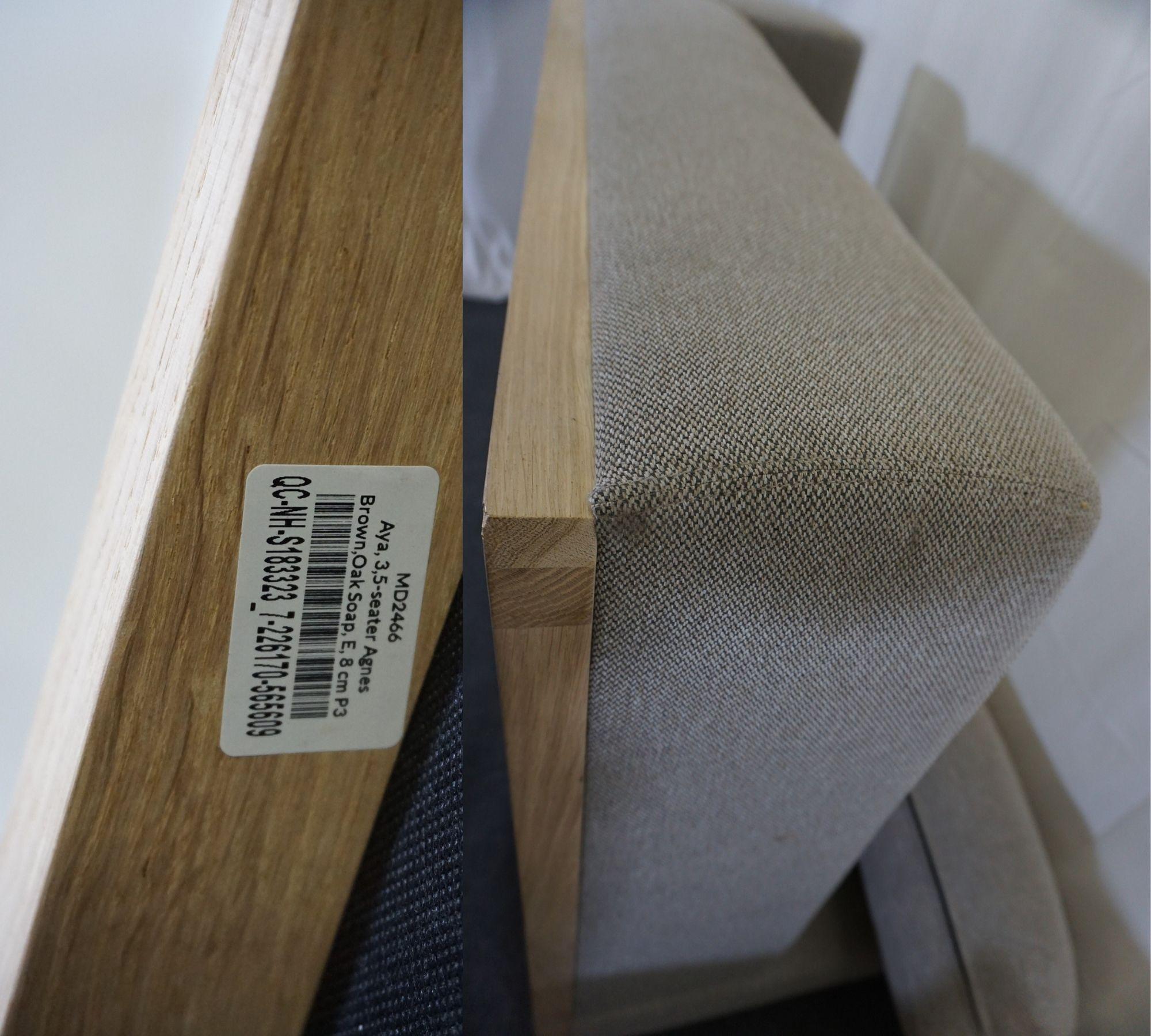 Aya Sofa 3,5-Sitzer Agnes Brown 9