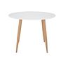 Plaza Dining Table White Ø 100cm 1