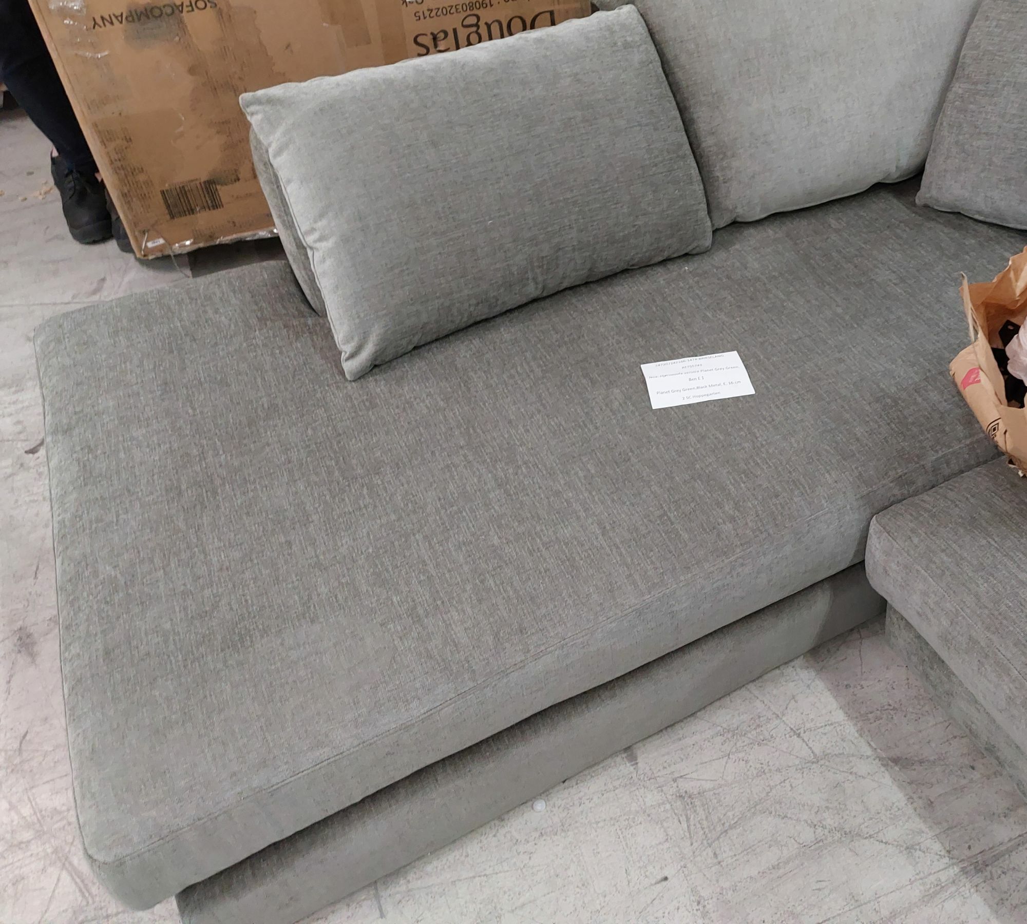 Noa Ecksofa Récamiere Links Planet Grey Green 7