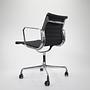 Vitra EA108 Chair Chrom Hopsack Schwarz 2