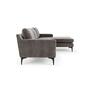 Astha Ecksofa Récamiere Rechts Danny Steel Grey 2