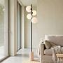 Kavio Floor Lamp Opal Glass Marble 4-light 0