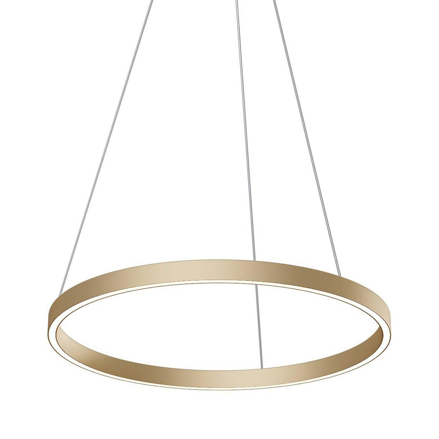 Rim LED-Pendelleuchte Aluminium 1-flammig 0