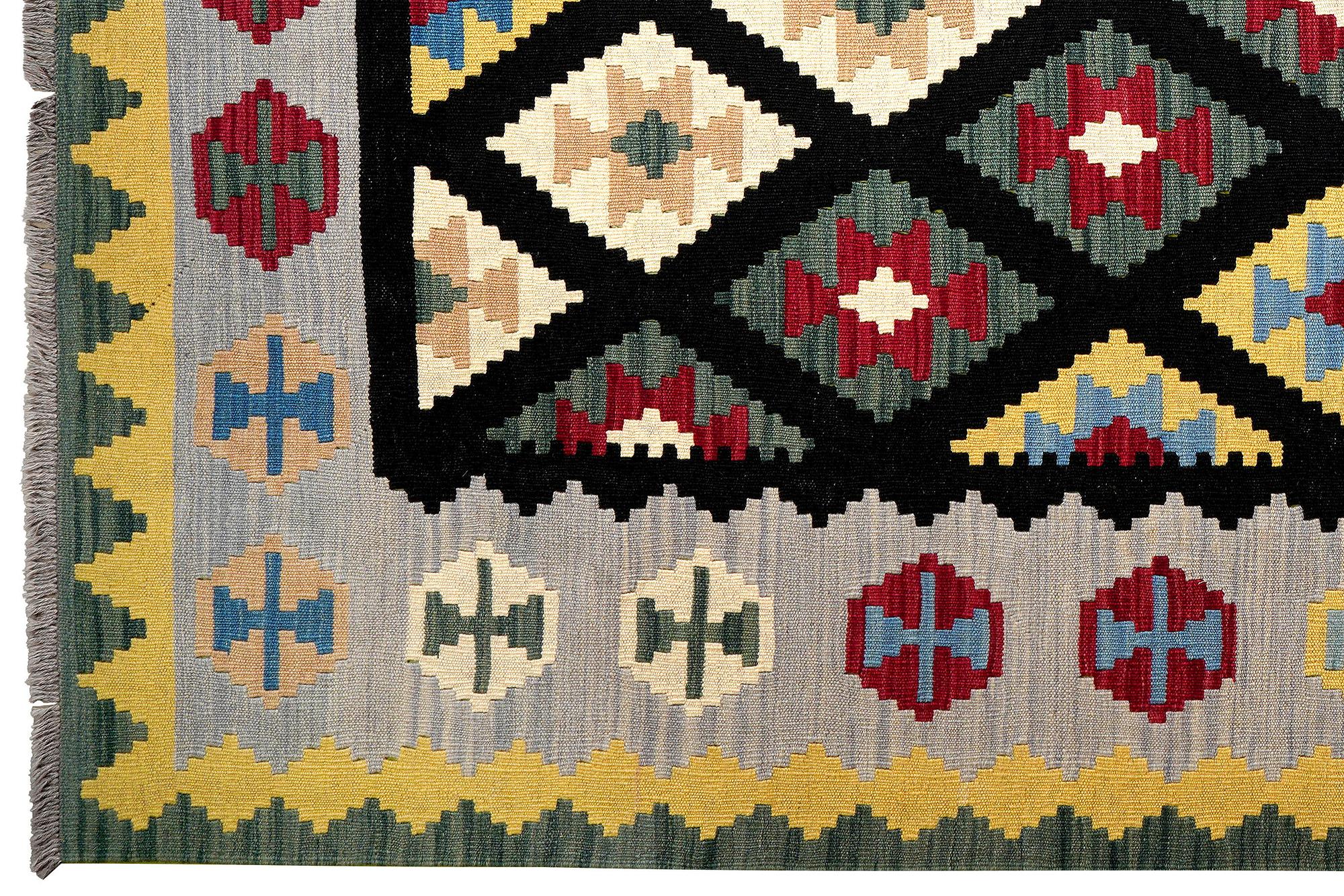 Kelim Gashgai Wool Multicolored 1